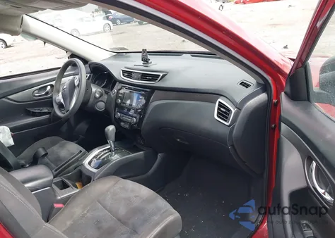 2015 Nissan Rogue Sv from USA, damaged, VIN KNMAT2MV3FP549740